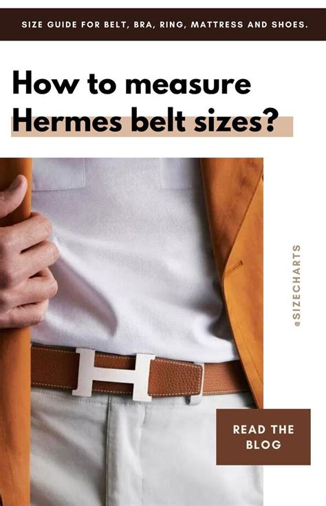 how to measure hermes belt size